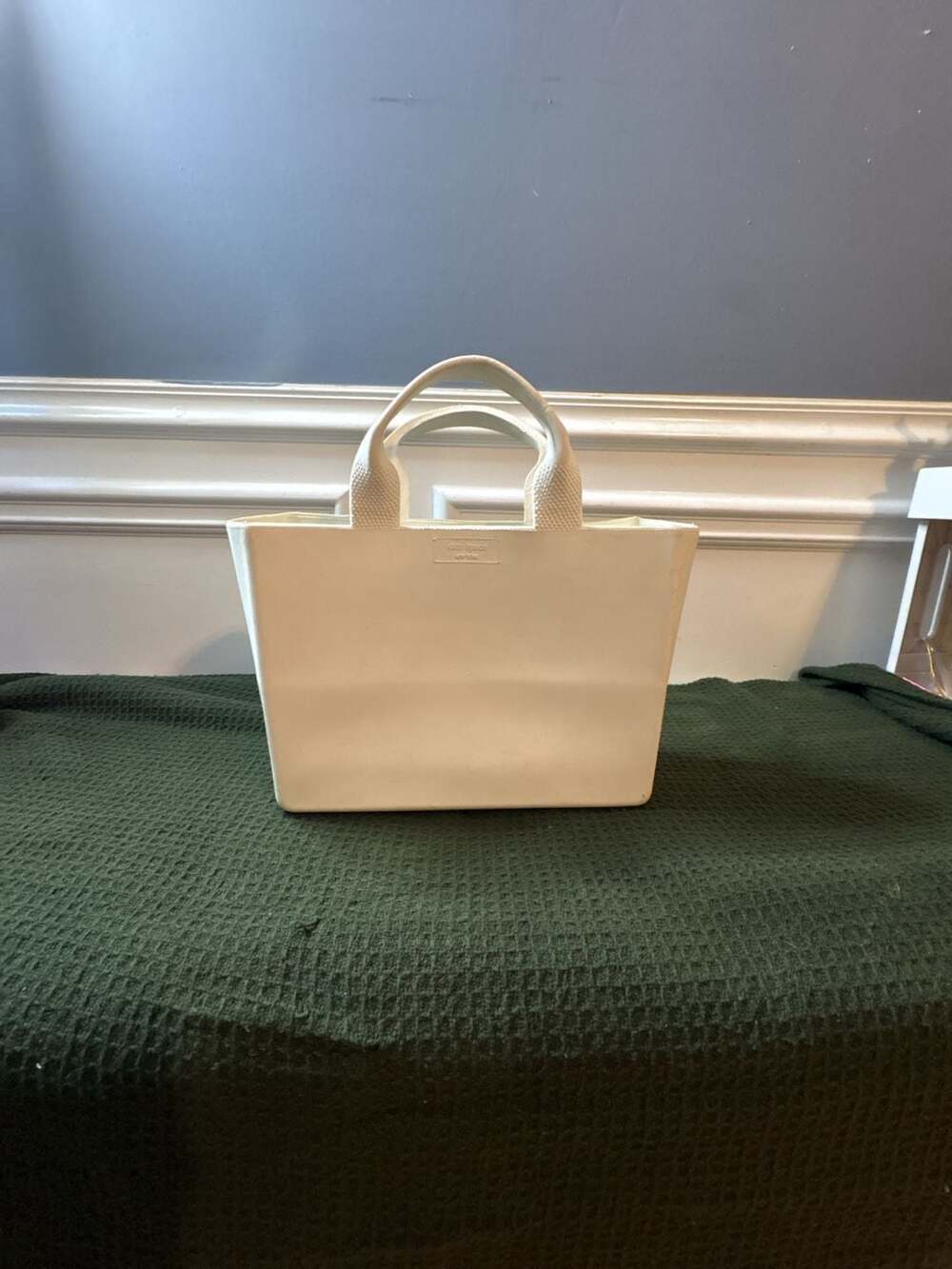 Kate Spade New York Rubber Tote Bag Ivory